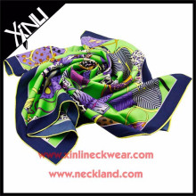 2015 Ladies Custom Print 100 Pure Wholesale Silk Scarves